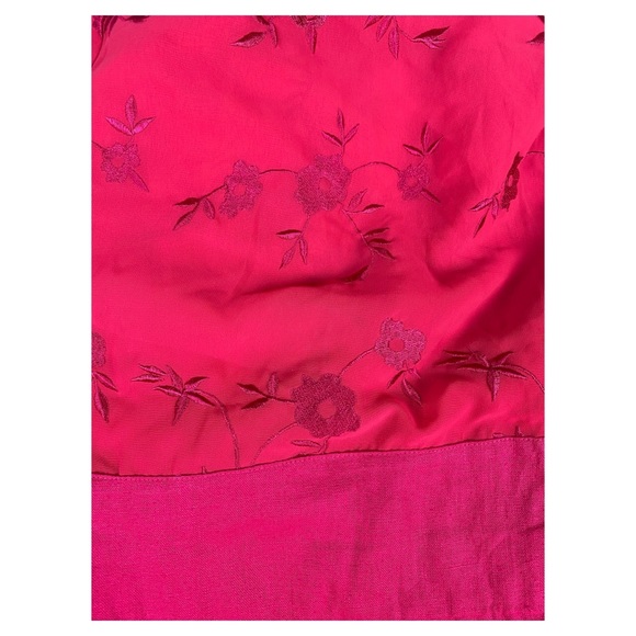 Country Wear Casuals Vintage Pink Skirt with Sheer Bottom - Picture 3 of 4